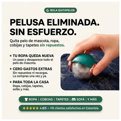 Bola Quitapelos Reutilizable Pro